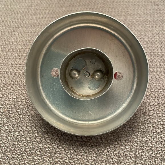 Vintage Aluminum Biscuit or Donut Cookie Cutter with Removable Center - Picture 3 of 7